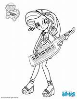 Equestria Coloring Girls Sparkle Pages Twilight Pony Little sketch template