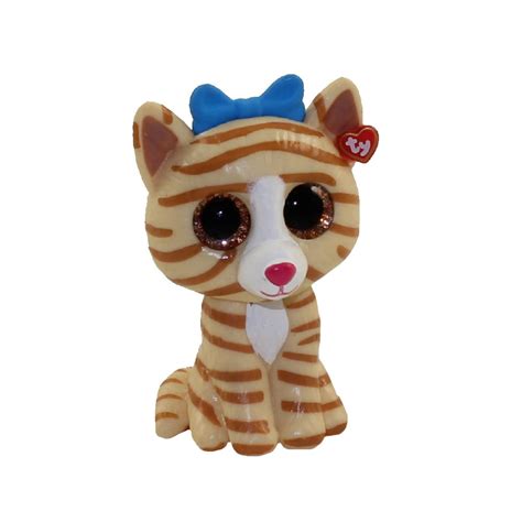 ty beanie boos mini boo figures series  tabitha  striped cat