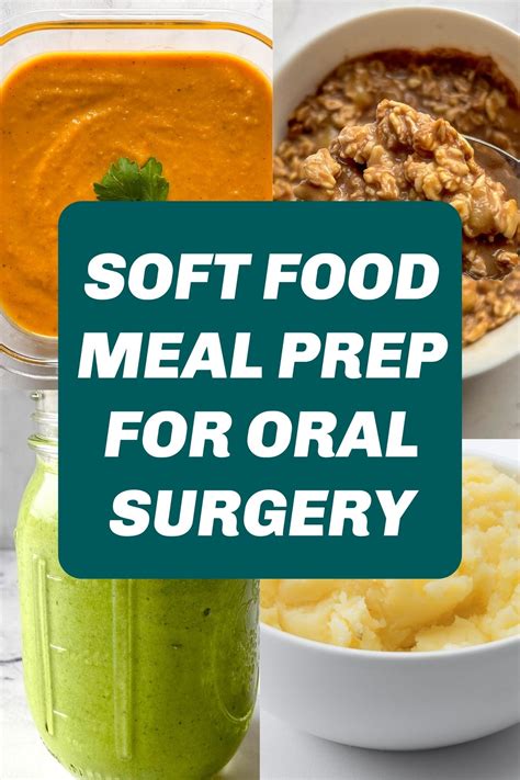 soft foods  eat  oral surgery workweek lunch