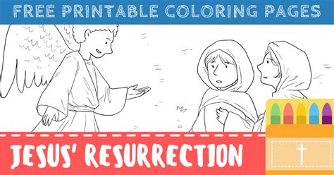 jesus resurrection coloring pages  kids connectus