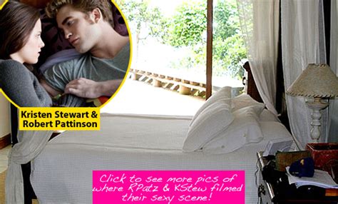 Rob Pattinson And Kristen Stewart S Breaking Dawn Sex Bed Revealed