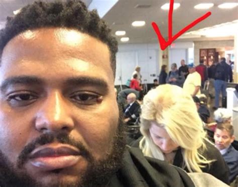 updated black man shuts down racist woman who tries to cut him in line