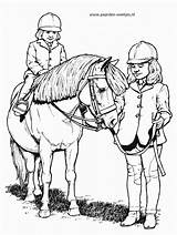 Paard Paarden Ruiter Pages Dieren Kleurboek sketch template