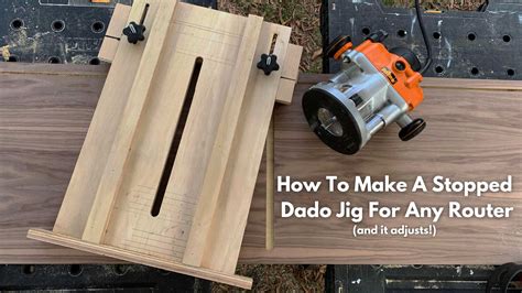 stopped dado jig   router lazy guy diy