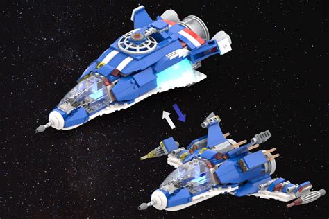 easy cool lego spaceship tyellocom