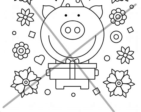 happy birthday colouring pages coloring pages colouring etsy