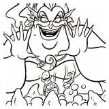 Disney Villains Coloring Pages Ursula Creativity Relaxation Inspire sketch template