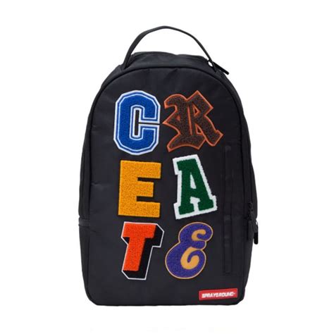 sprayground create backpack black black backpack backpacks