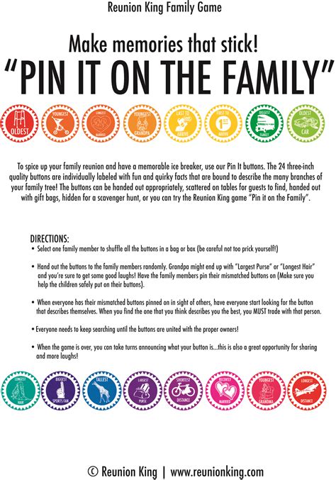 family reunion printable games customize  print
