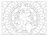 Croconaw Coloring Pokemon Windingpathsart sketch template