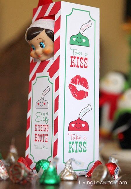 sweet elf   shelf kissing booth  printable