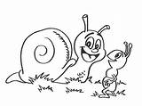 Kids Coloring Snails Popular Pages sketch template