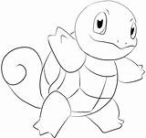 Squirtle Coloring Pages Pokemon sketch template
