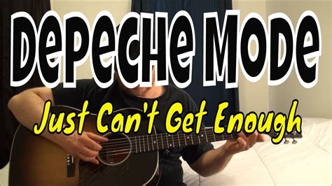Depeche Mode Just Can T Get Enough Fingerpicking Guitar Cover