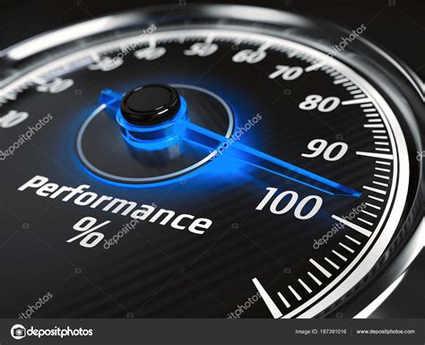 performance level meter  arrow   stock photo  csashkin