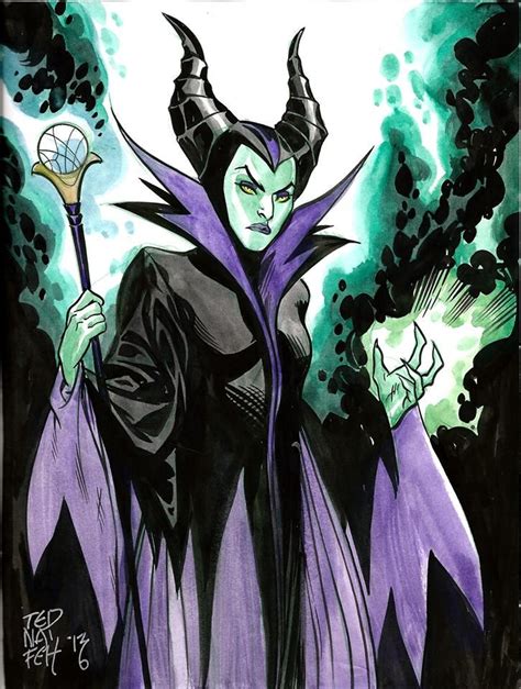 Maleficent By Ted Naifeh Disney Cartoon Movies Maleficent Disney