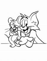 Coloring Pages Printable Cartoon Jerry Tom sketch template