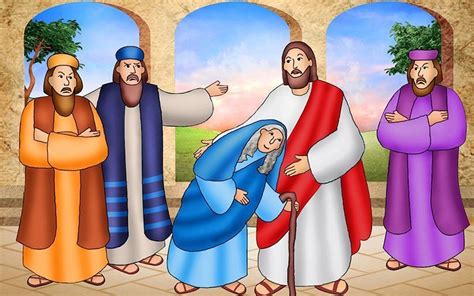 jesus cures  crippled woman   sabbath catholic courier