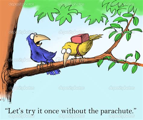 Parachute Humor Cartoon Funny Jokes Cartoons