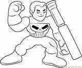 Punisher Coloring Pages Squad Hero Super Show Color Getcolorings Coloringpages101 sketch template