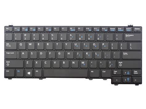 laptop keyboard  dell latitude  yh  layout black color
