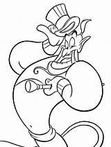 Disney Coloring Pages Genie Aladdin Characters Walt Fanpop Printable Color Wallpaper Background Getcolorings Print sketch template