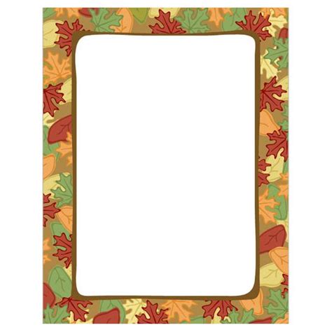 featuring autumn colored leaves forming  beautiful border frame