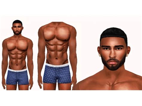 Melissasims4me Male Skin Sims 4 Black Hair Sims 4 Body Mods Sims 4