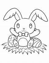 Easter Coloring Bunny Grass Pages Printable sketch template