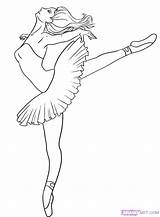 Coloring Ballerina Pages Fairy Getcolorings Colouring Printable sketch template