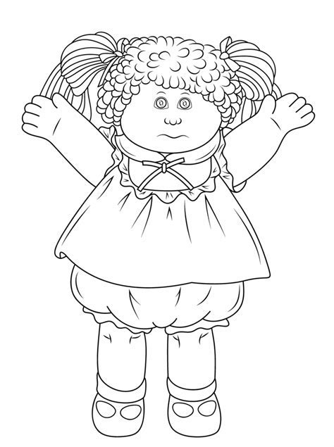 doll coloring pages  coloring pages  kids toddler coloring