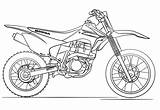 Motocross Ausmalbild sketch template