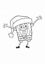 Christmas Coloring Spongebob Patrick Pages Bob Tree Make sketch template