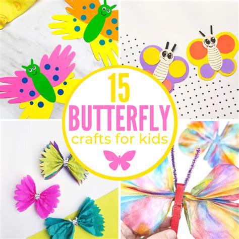 butterfly crafts  kids happiness  homemade
