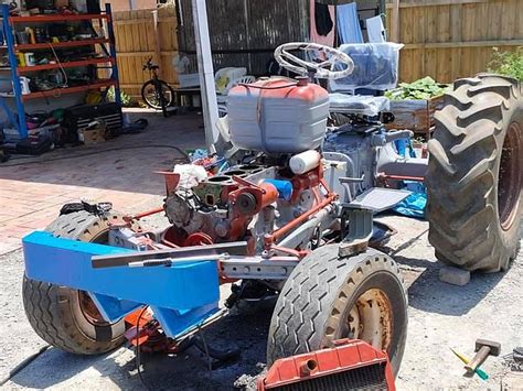 migrant  india spends   melbourne lockdown  restore  ford tractor sound