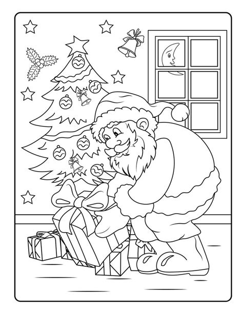 kids christmas coloring book printable christmas coloring pages