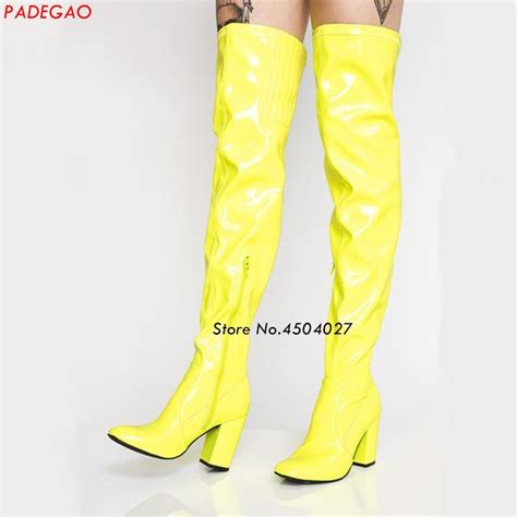 women s thigh high thick heel boots sexy women over the knee boots