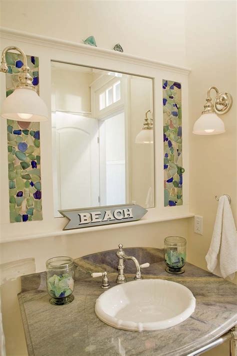 Sea Glass Projects Sand And Sisal Bathrooms Remodel Beach