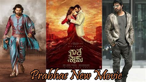 prabhas new look new movie radheshyam ntn media youtube