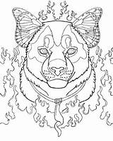 Lion Coloring Mountain Pages Puma Getcolorings Colori Getdrawings sketch template