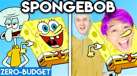 spongebob   budget spongebob lankybox parody youtube