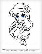 Mermaid Coloriages sketch template