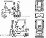 Forklift Drawing Drawings Paintingvalley sketch template