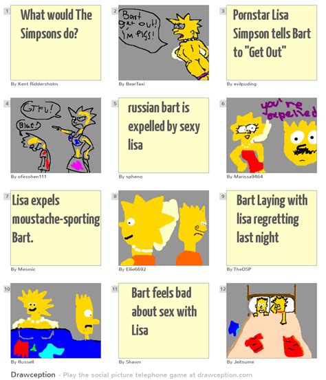 What Would The Simpsons Do Drawception