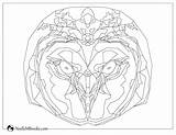 Owl Barn Coloring Common sketch template