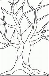 Tree Coloring Leaves Pages Drawing Giving Template Popular Templates Getdrawings sketch template