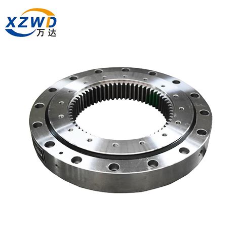 single row  point contact slewing ring bearing  crane  china manufacturer xzwd