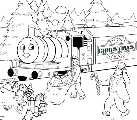 christmas train coloring pages coloring books