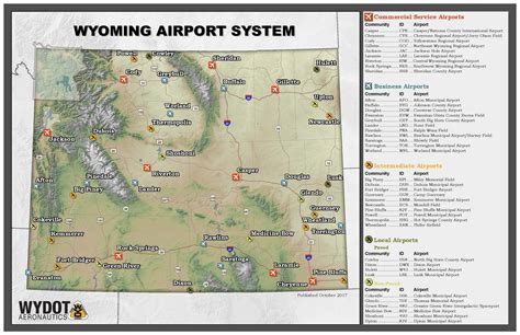 Airports In Wyoming Map Florida Zip Code Map