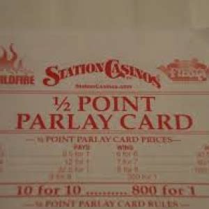 parlay card     relate  sports betting
